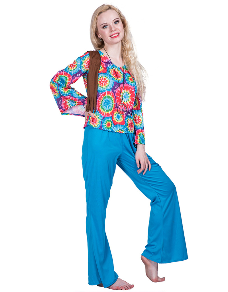 F1859 hippie costume for women